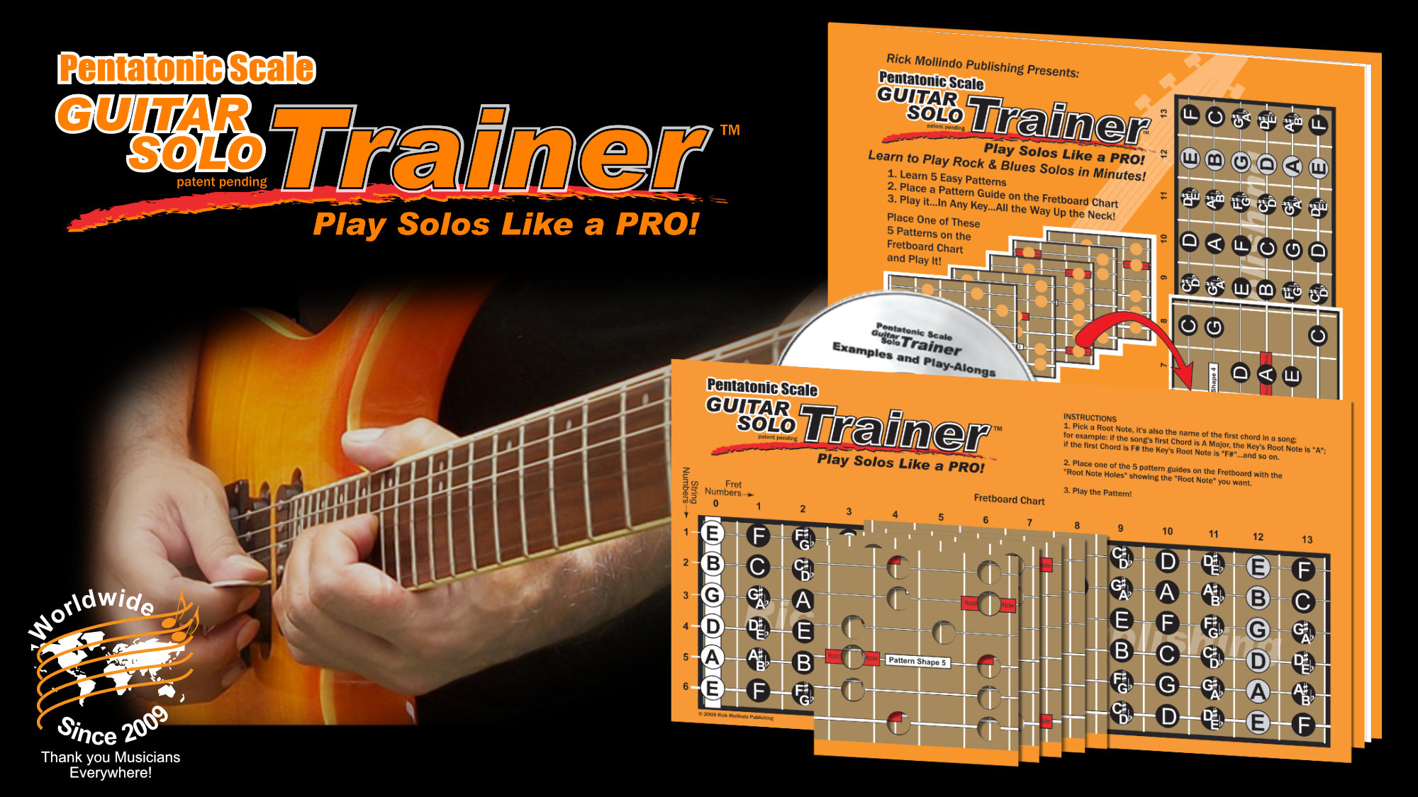 Pentatonic Scale Guitar Solo Trainer book